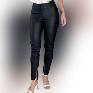 Zara stretch faux leather skinny pants